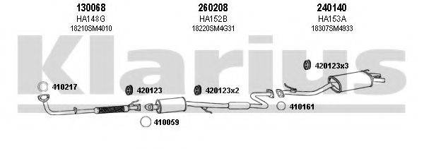 KLARIUS 420069E Система випуску ОГ