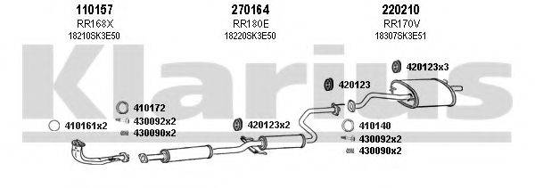KLARIUS 420097E Система випуску ОГ