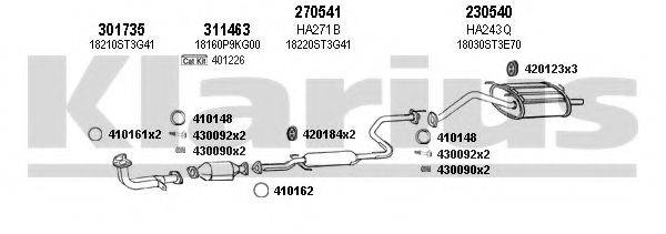 KLARIUS 420189E Система випуску ОГ