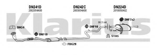 KLARIUS 270165U Система випуску ОГ