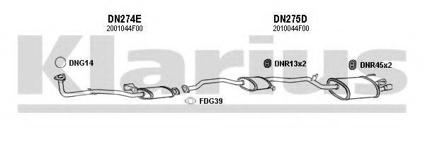 KLARIUS 270190U Система випуску ОГ