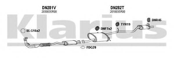 KLARIUS 270195U Система випуску ОГ