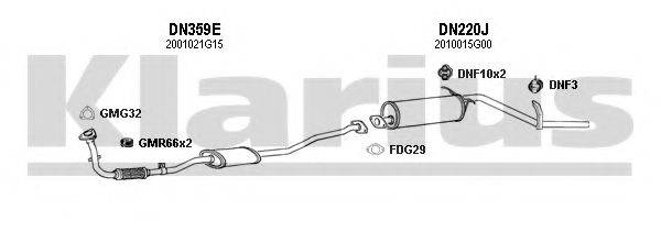 KLARIUS 270257U Система випуску ОГ