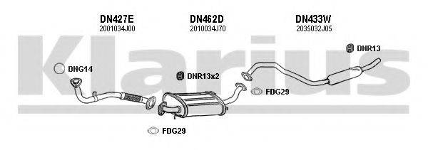 KLARIUS 270365U Система випуску ОГ