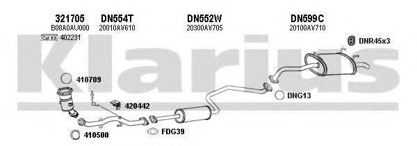 KLARIUS 270436U Система випуску ОГ
