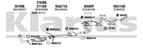 KLARIUS 570110U Система випуску ОГ