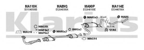 KLARIUS 570190U Система випуску ОГ