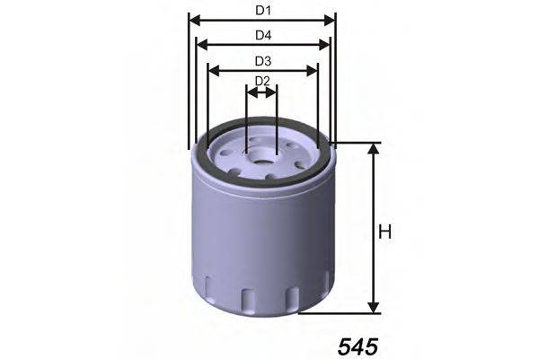 MISFAT Z692 Масляний фільтр
