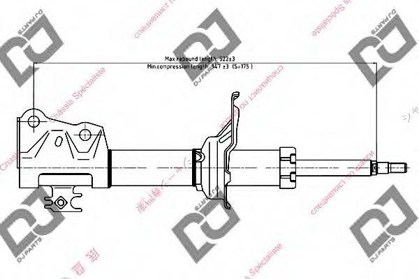 DJ PARTS DS1006GS Амортизатор