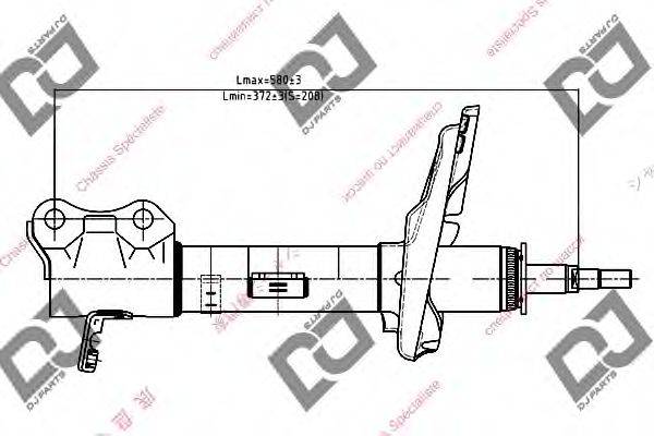 DJ PARTS DS1051GS Амортизатор