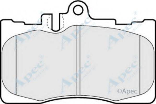 APEC BRAKING PAD1273 Комплект гальмівних колодок, дискове гальмо