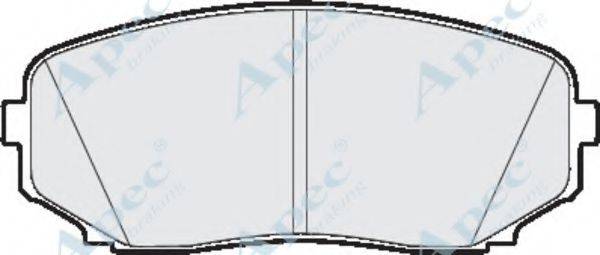 APEC BRAKING PAD1607