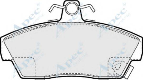 APEC BRAKING PAD657