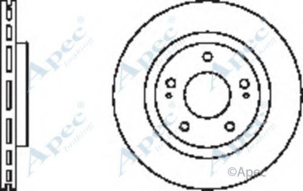 APEC BRAKING DSK2356 гальмівний диск