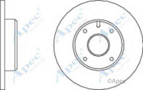 APEC BRAKING DSK129 гальмівний диск