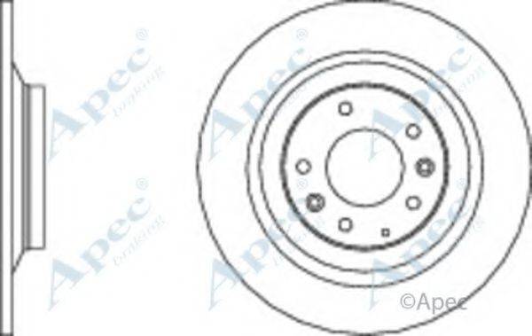 APEC BRAKING DSK2723 гальмівний диск