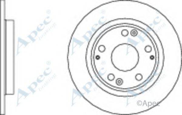 APEC BRAKING DSK2965 гальмівний диск