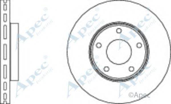 APEC BRAKING DSK356 гальмівний диск