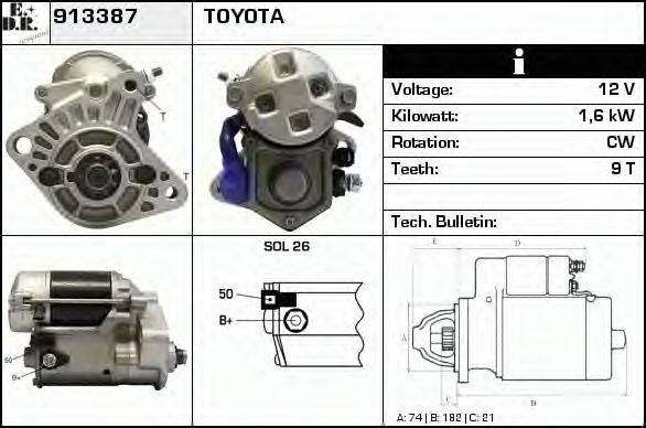 EDR 913387 Стартер