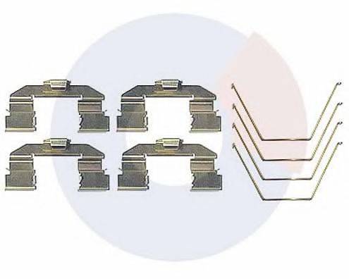 CARRAB BRAKE PARTS 2477 Комплектуючі, колодки дискового гальма