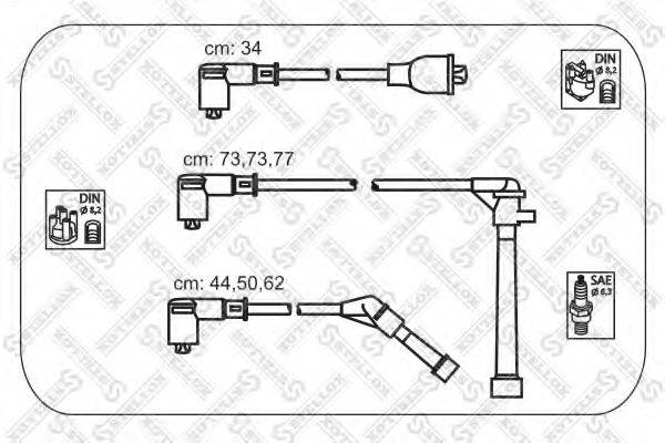 STELLOX 1038266SX Комплект дротів запалювання