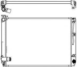 TOYOTA 1604131480 Радіатор, охолодження двигуна