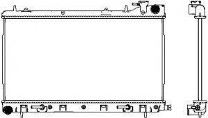 SAKURA AUTOMOTIVE 34218501 Радіатор, охолодження двигуна