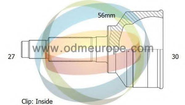 ODM-MULTIPARTS 12070972 Шарнірний комплект, приводний вал