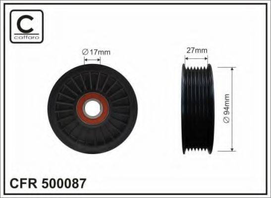 CAFFARO 500087 Натяжний ролик, полікліновий ремінь