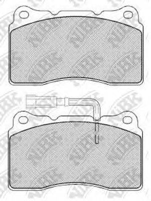 ALFAROME/FIAT/LANCI 77364516 Комплект гальмівних колодок, дискове гальмо