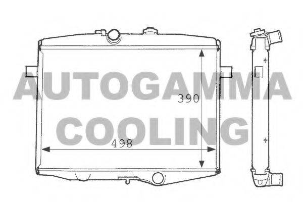 VOLVO 252185 Радіатор, охолодження двигуна