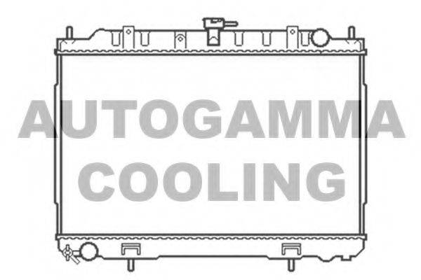 AUTOGAMMA 103349 Радіатор, охолодження двигуна