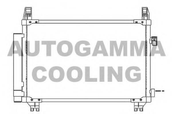 AUTOGAMMA 104828 Конденсатор, кондиціонер