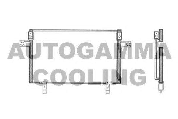 AUTOGAMMA 105019 Конденсатор, кондиціонер