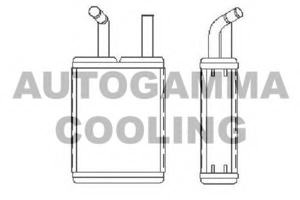 AUTOGAMMA 105284 Теплообмінник, опалення салону