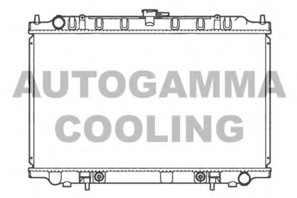 AUTOGAMMA 105573 Радіатор, охолодження двигуна