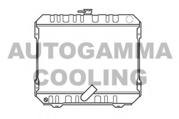 AUTOGAMMA 105818 Радіатор, охолодження двигуна