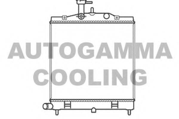 AUTOGAMMA 105872 Радіатор, охолодження двигуна