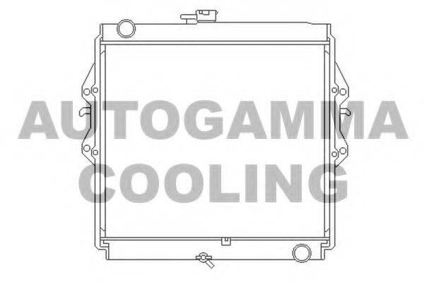 AUTOGAMMA 105906 Радіатор, охолодження двигуна
