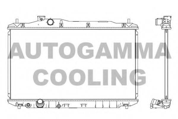 AUTOGAMMA 107530 Радіатор, охолодження двигуна