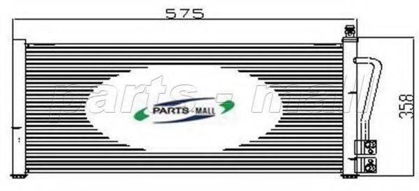 PARTS-MALL PXNC2003 Конденсатор, кондиціонер