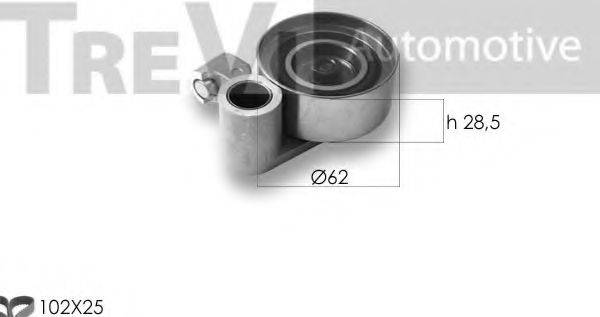 IPS PARTS ITK6203 Комплект ременя ГРМ