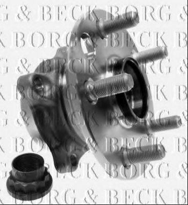 BORG & BECK BBK1284 Комплектуючі, колодки дискового гальма