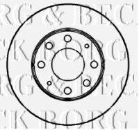 BORG & BECK BBD4156 гальмівний диск