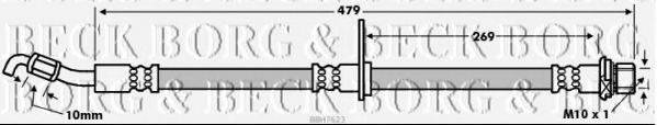BORG & BECK BBH7623 Гальмівний шланг