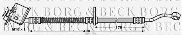 BORG & BECK BBH7758 Гальмівний шланг