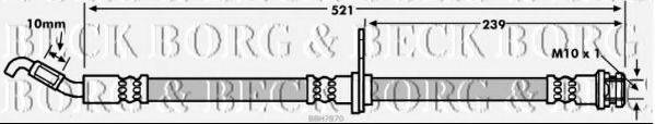 BORG & BECK BBH7870 Гальмівний шланг