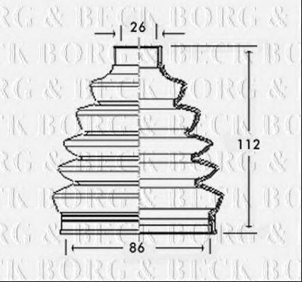 BORG & BECK BCB2350R