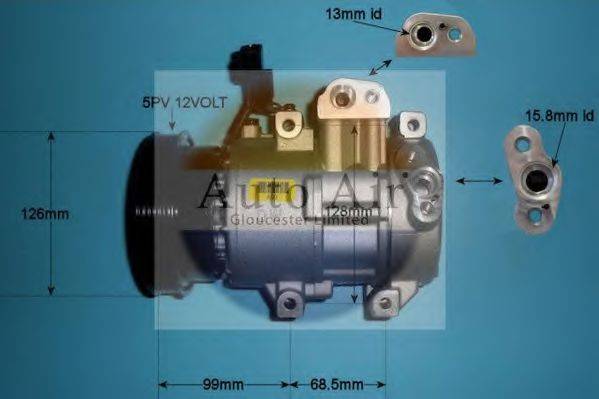 AUTO AIR GLOUCESTER 140412 Компресор, кондиціонер