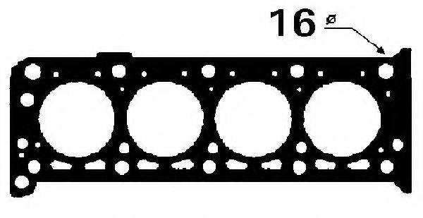 PEUGEOT 203.84 Прокладка, головка циліндра